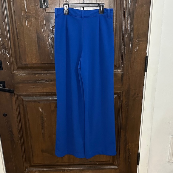 Rewash Women's Blue Wide-Leg Trousers - Picture 3 of 4